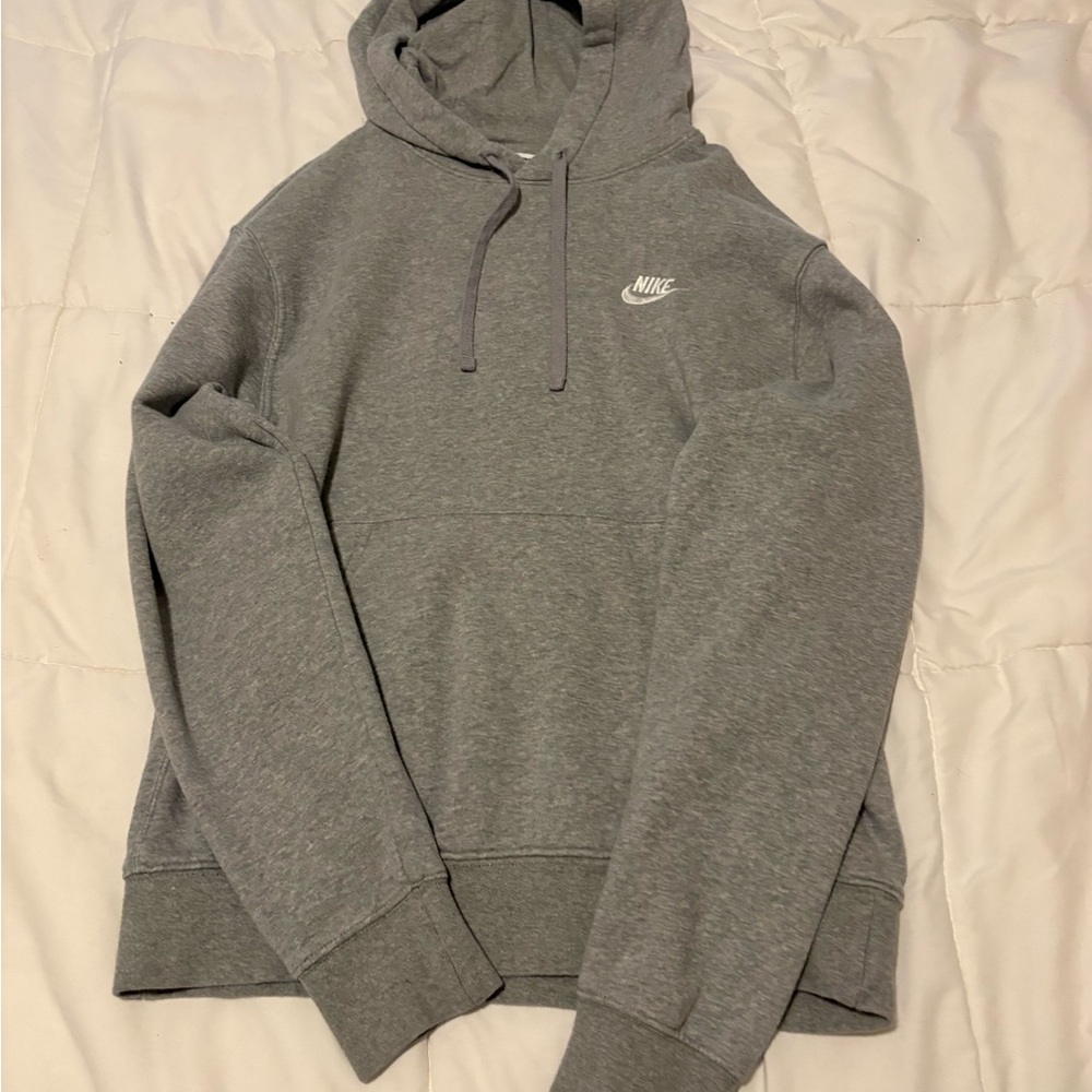 Nike Men's Heather Gray Hoodie